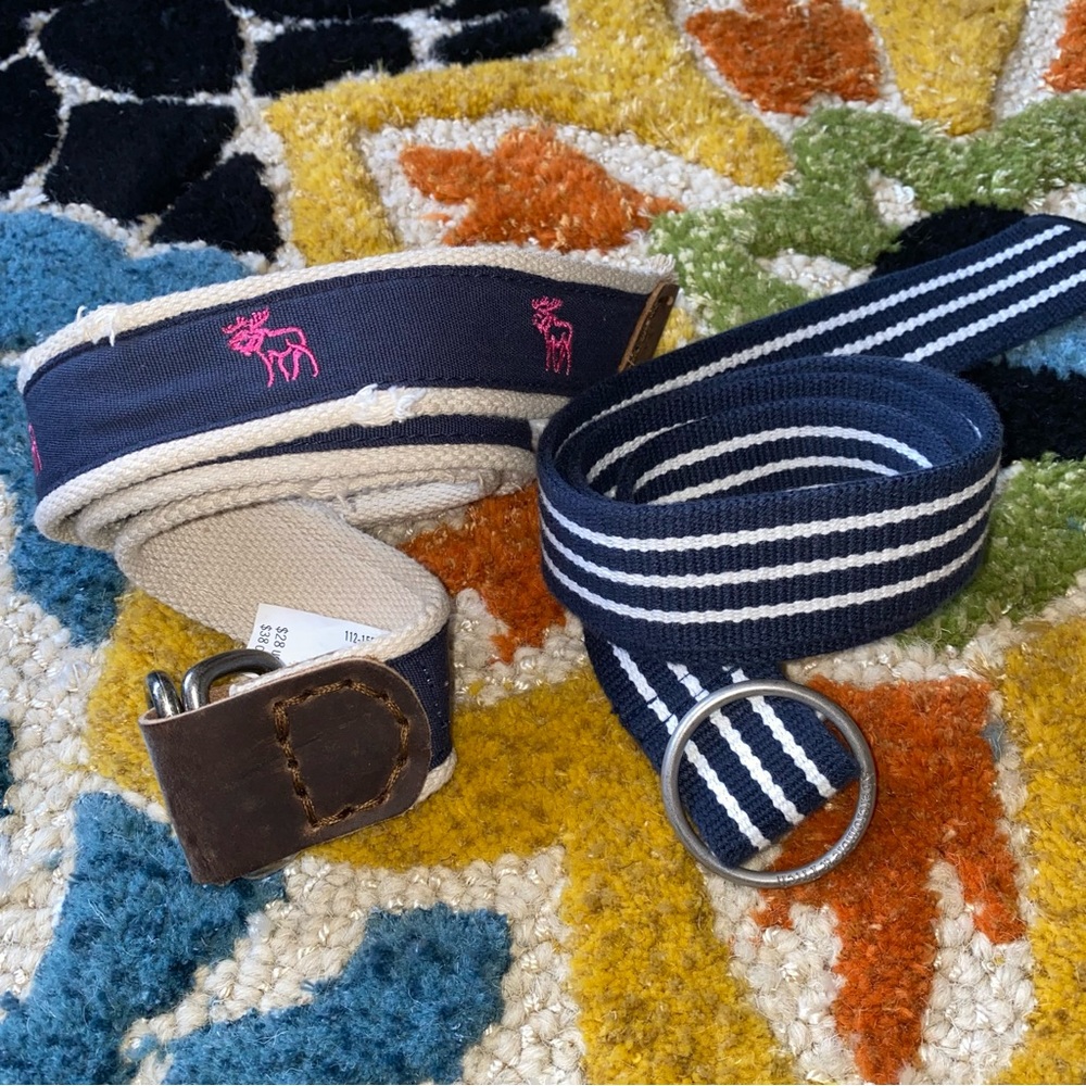 Bundle Of Abercrombie And Fitch Belts - image 1
